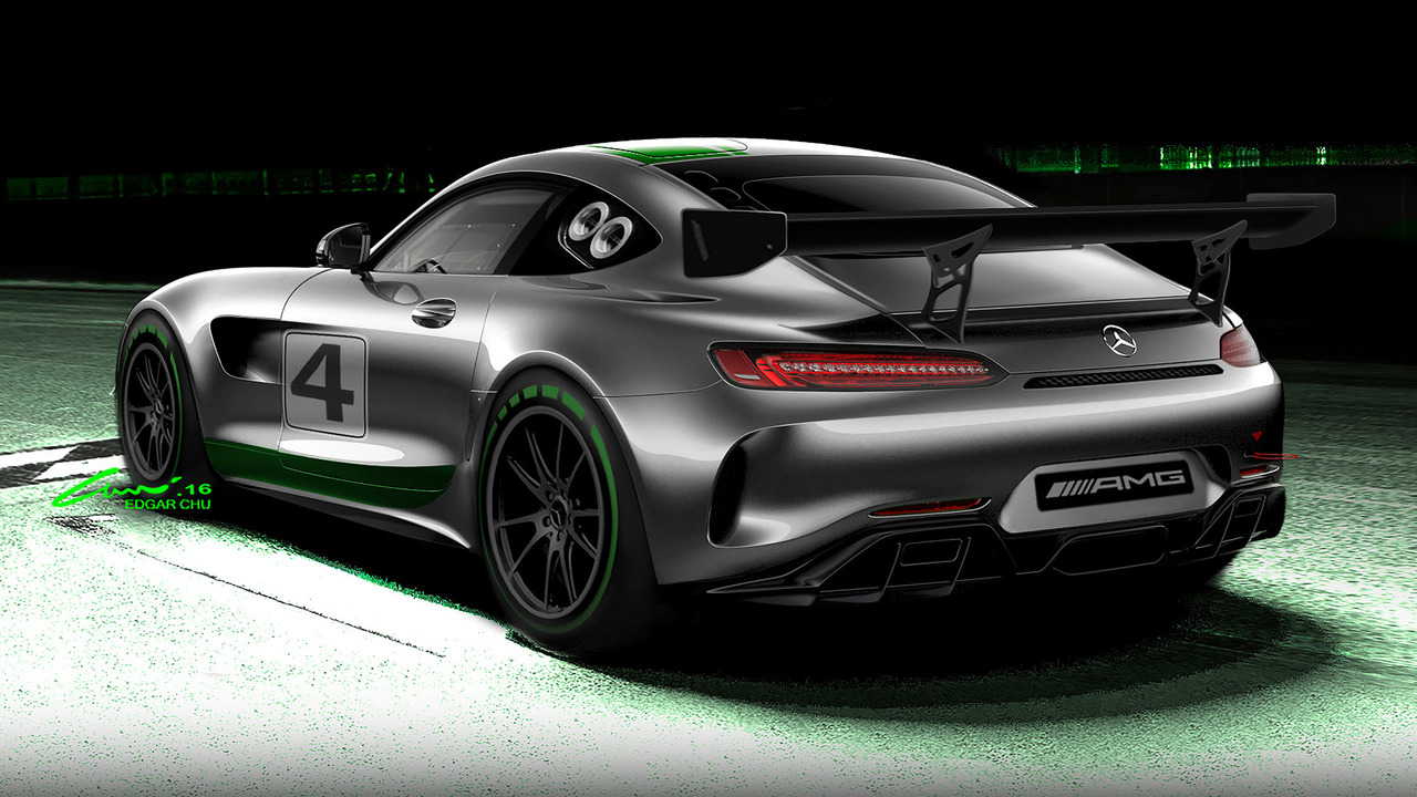 Mercedes-AMG GT4 race car